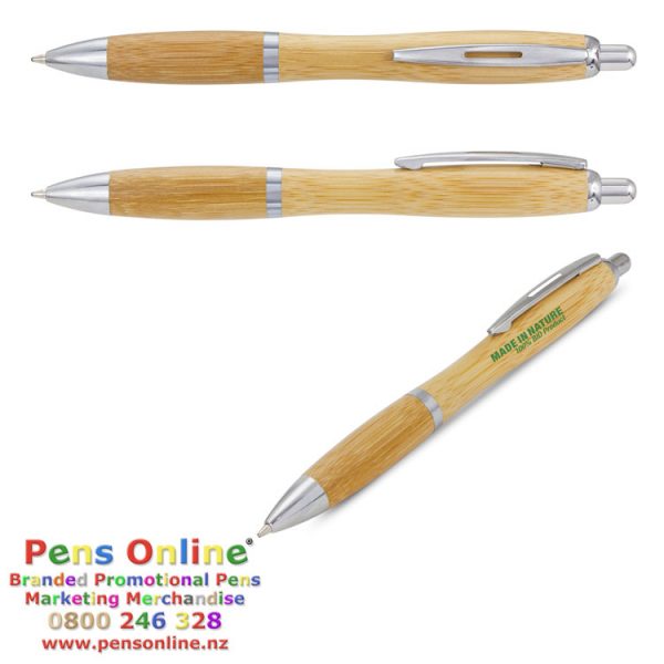 Ancona Bamboo Inkless Pen, Get Your Logo At Factory Prices