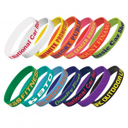 Silicone Wrist Band - Embossed | PT887193 | Main