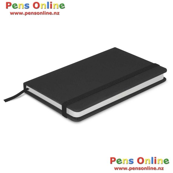 A6 Coloured Notebook - Hard Cover - Black