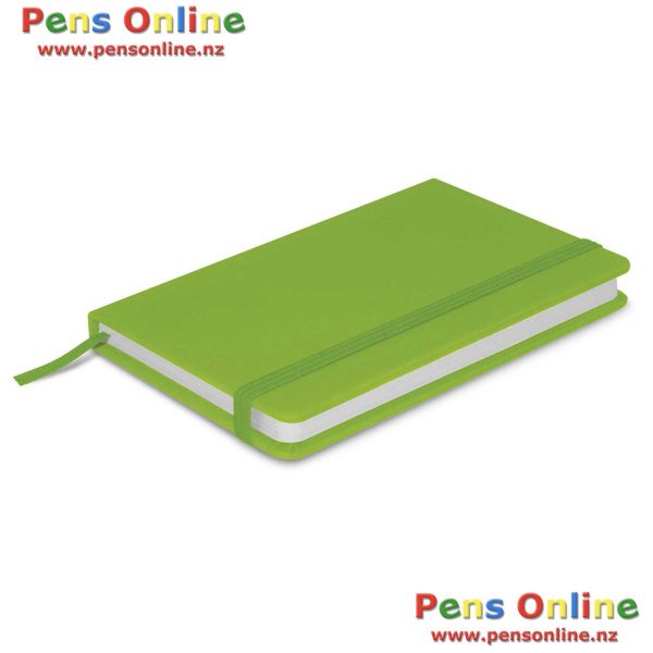 A6 Coloured Notebook - Hard Cover - Bright Green