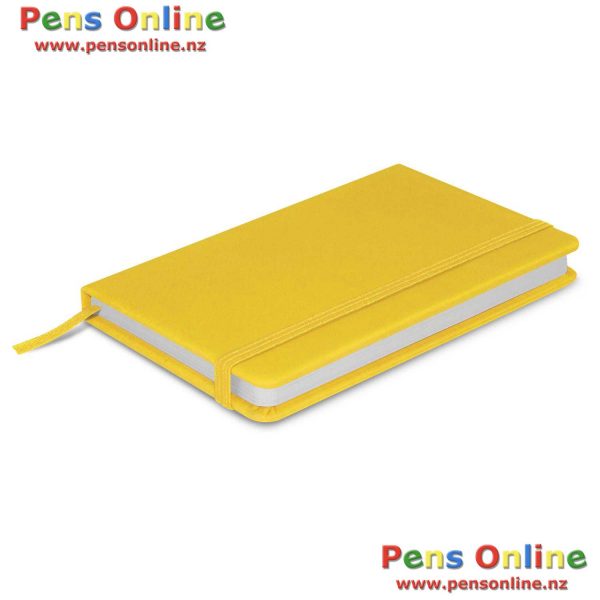 A6 Coloured Notebook - Hard Cover - Yellow